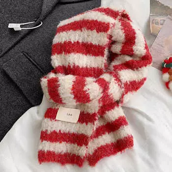 Шарф-шаль женский сезонный шерстяной премиальный теплый маленький шарф