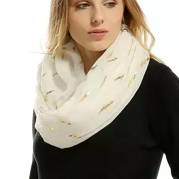 шарф шейный бронзовый мягкий женский шарф-кашне женский мягкий бронзовый перьевой шарф-обертка шарфы перьевые шарфы-кашне женский шарф-обертка Уникальный розовый