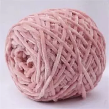 Шарф-свитер для куклы из шерстяного клубка средней нити, вязанный вручную крючком 0.5cm