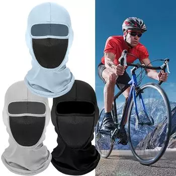 Шарф-труба из полиэстера, маска для лица, бандана, повязка на голову, велосипедная маска для лица, балаклава, велосипедный головной убор, повязка на голову чёрный