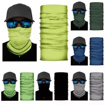 Шарф-труба унисекс, однотонный, 1 шт., многофункциональная бандана, трубчатая волшебная бандана, волшебный шарф, повязка на голову, бесшовные ювелирные аксессуары 15