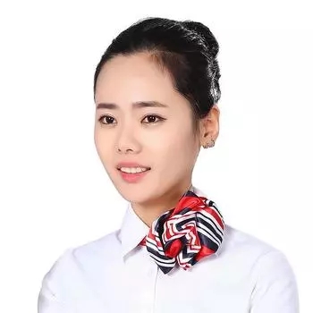 Шарфы Аксессуары для одежды Шелковый шарф Печатные шарфы Маленькие шарфы Печатный шарф Аксессуары Атласный шелковый шарф стюардессы Уникальный 19