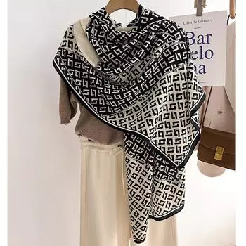 Шарфы для женщин, легкие модные шарфы с цветочным принтом, шарф, шаль, накидки 66x178cm