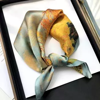 шарфы для женщин модный подарок жёлтый