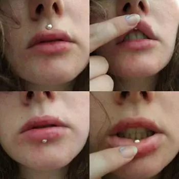 Украшение для пирсинга серебряный