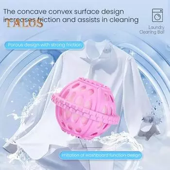 Шарик для стирки, средство для удаления шерсти домашних животных, средство для удаления мусора, средство для уменьшения складок на одежде с текстурированной поверхностью, губка для фильтра шерсти домашних животных синий