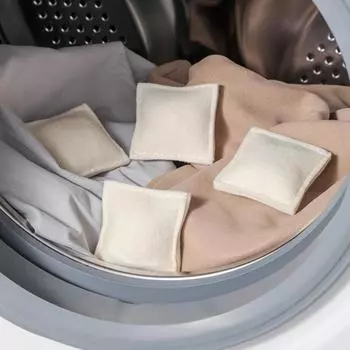 Шарик для сушки шерсти антистатический специальный антинаматывающий шар из шерсти бытовой шар для сушки детали стиральной машины