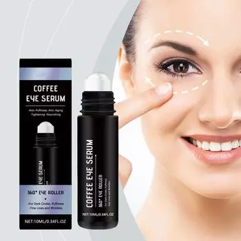 Шарик для ухода за кожей вокруг глаз питает кожу вокруг глаз, ухаживает и массирует кожу вокруг глаз10 мл One Size чёрный