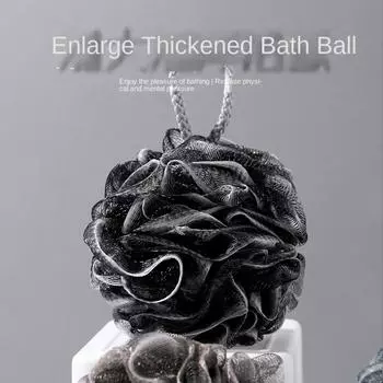 Шарик для ванны для мужчин с большим нерассыпчатым цветком, мужской отшелушивающий супер мягкий и не повреждает кожу, пузырь