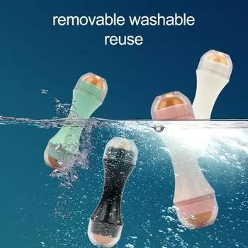 Шарик для впитывания масла, портативный, удаляет жирный ABS, полезный ролик для впитывания лица для офиса белый