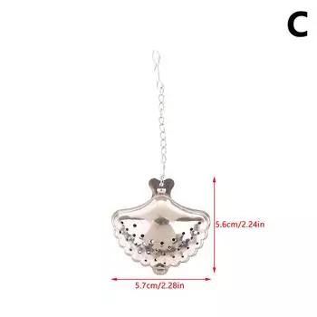 Шарик для заваривания чая из нержавеющей стали, шарик для заваривания чая, для листового чая, специи, прочные фильтры для приправ, травяные, для рассыпного чая C