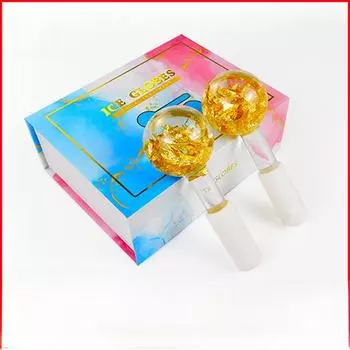 Шарик Ice Wave Beauty Ball из 24-каратной золотой фольги для лифтинга и укрепления кожи
