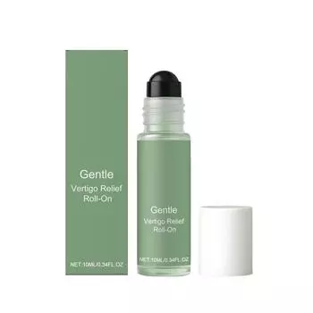 Шарик от головокружения, Освежающий и бодрящий тип, Успокаивающий физическую усталость, Средство для ухода в путешествиях, Шариковое масло уменьшает дискомфорт, 10 мл One Size зелёный