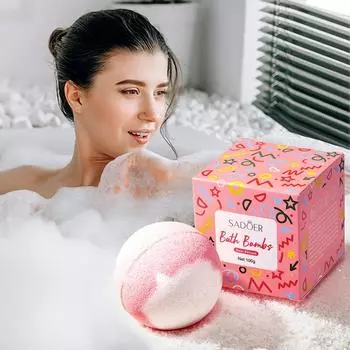 Шарик соли для ванны «Роза»