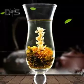 Шарики цветущего чая ручной работы Экологичные натуральные травы Роскошные цветущие чайные цветы Китайский зеленый чай L