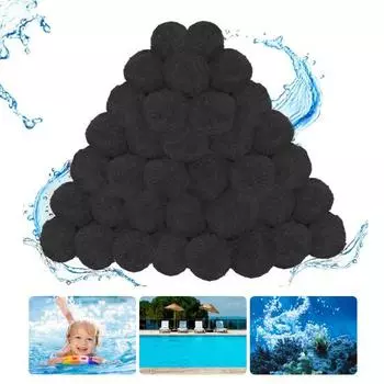 Шарики для фильтров для бассейнов Долговечные волокнистые шарики для фильтров для бассейнов Многоразовые экологически чистые фильтрующие шарики для бассейнов Аквариумы для рыб A