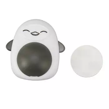 Шарики для настенного украшения Catnip, милые, мультяшные, безопасные, здоровые, для чистки зубов, вращающиеся на 360 градусов, многофункциональные, съедобные чёрный