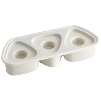 Шарики для риса Skater push type 3 шт. матово-серые LKON3AG-A