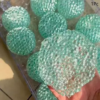 Шарики для снятия давления ручной работы, триггерные шарики для снятия стресса для рук, снятие тревоги, стресс-бол, портативный шарик, которому можно придать форму синий