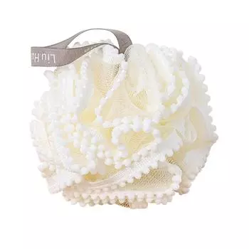 Шарики для ванны Сетка Отшелушивающий Губка для тела Полотенце Скраб Пуховка Очиститель Средства для кожи Принадлежности Скребки фиолетовый