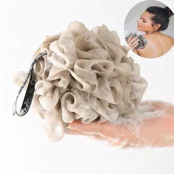 Шарики-губки для ванны, щетка для душа, скребки для ванны, шарики для чистки тела, скребок для спины, мягкая моющая сетка, прочный инструмент для ванной комнаты для взрослых