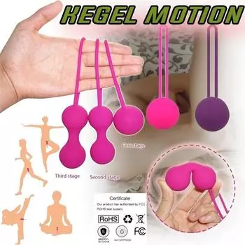 Шарики Кегеля, вагинальные плотные шарики для упражнений, шарики гейши, шарики Бен Ва для женщин, товары для секса, секс-игрушки Two ball-Small