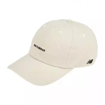 ШАРИКОВАЯ КЕПКА NEW BALANCE C С ЛОГОТИПОМ 64 БУКВЫ КРЕМОВАЯ FREE 999
