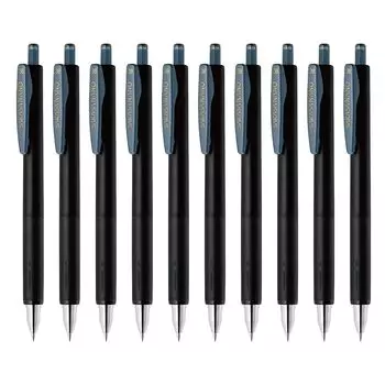 Шариковая гелевая ручка Zebra Sarasanano Vintage Color Blue Gray 10 шт. 0,38 мм B-JJX72-VBGR-N