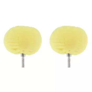 Шариковая губка для полировки автомобиля для ухода за ступицами автомобильных шин (желтый)