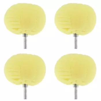 Шариковая губка для полировки автомобиля для ухода за ступицами автомобильных шин (желтый)