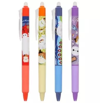 Шариковая ручка Baymax Frixion Pen Набор из 4 шт. Tokyo Disney Resort Limited Disneyland чёрный