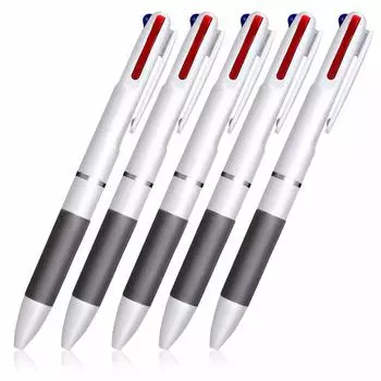 Шариковая ручка Brighten многоцветная шариковая ручка набор из 5 штук 3 цвета 0,7 мм (белое тело)