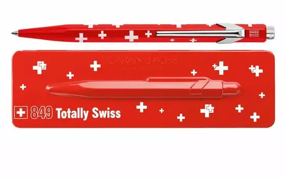 Шариковая ручка Caran 849 Pop Line Totally Swiss, Swiss Flag d Ache NF0849-053