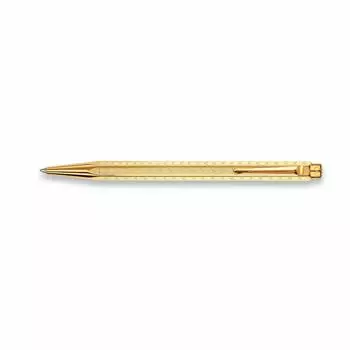 Шариковая ручка Caran Ecridor Chevron Gold d Ache 0898-208 золотой