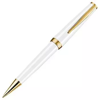 Шариковая ручка Cleo Scribend Classic Palladium White GT 24124