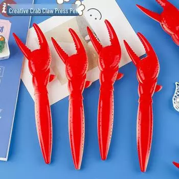 Шариковая ручка Crab Claw — креативная, веселая и уникальная ручка-пресс с дизайном зажима Crab 0.5mm, Crab pen (single)