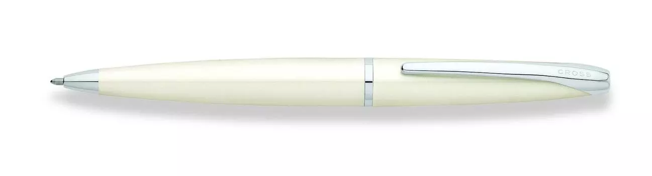 Шариковая ручка Cross ATX Pearl White Lacquer Обычный импортный продукт на масляной основе 882-38