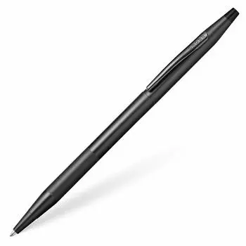 Шариковая ручка CROSS Official Cross, средний кончик, классическая, Century Midnight Black, обычный импортный продукт AT0082-136