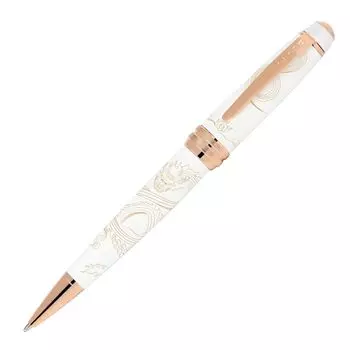 Шариковая ручка CROSS Year of the Dragon Bailey White Limited Regular Import Product на масляной основе AT0452-23 белый