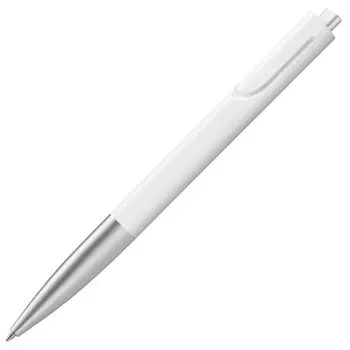 Шариковая ручка LAMY Noto White Silver L283WT Оригинальный импортный продукт На масляной основе