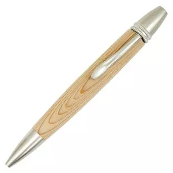 Шариковая ручка Luminio Wooden с деревянным стержнем Jet Thick Precious, выполнена в мм, со стержнем Jet Stream (Люминио) Ручка, Ручей, Вал, Дерево, Япония, Ремесленник,