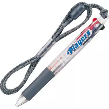 Шариковая ручка Mitsubishi Pencil 2 цвета Players прозрачная 10 штук 0,7 SE382.T