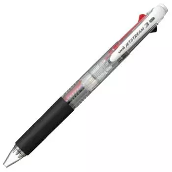 Шариковая ручка Mitsubishi Pencil 3 цвета Jet Stream прозрачная легко писать 0,7 SXE340007.T