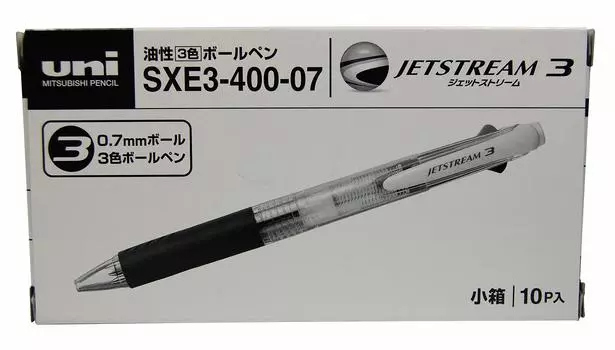 Шариковая ручка Mitsubishi Pencil 3 цвета Jet Stream Green Easy to Write 0.7 SXE340007.6