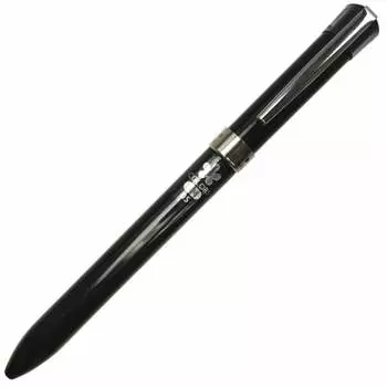 Шариковая ручка Mitsubishi Pencil 3 цвета Jet Stream F Series 0.5 светящийся черный легко писать SXE360105.24
