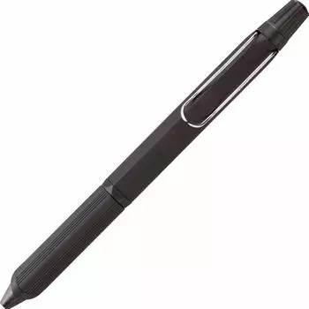 Шариковая ручка Mitsubishi Pencil 3 цвета Jet Stream Edge Black, очень тонкая, но легко писать 0,28 SXE3250328.24 чёрный
