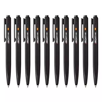 Шариковая ручка Mitsubishi Pencil BOXY Black BX100.24 [Оптовая покупка, набор из 10 шт.]