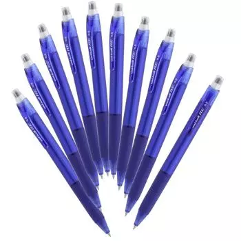 Шариковая ручка Mitsubishi Pencil Erasable Uniball RE Cobalt Blue 10 шт. 0,5 URN18005.33
