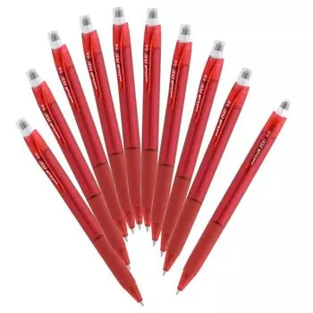 Шариковая ручка Mitsubishi Pencil Erasable Uniball RE Rose Red 10 шт. 0,5 URN18005.15