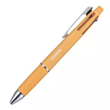 Шариковая ручка Mitsubishi Pencil и Jetstream tokyobikeJETSTREAM [механическая и 4-цветная ручка, черная, красная, синяя, зеленая] 0,5 [Горчичный]